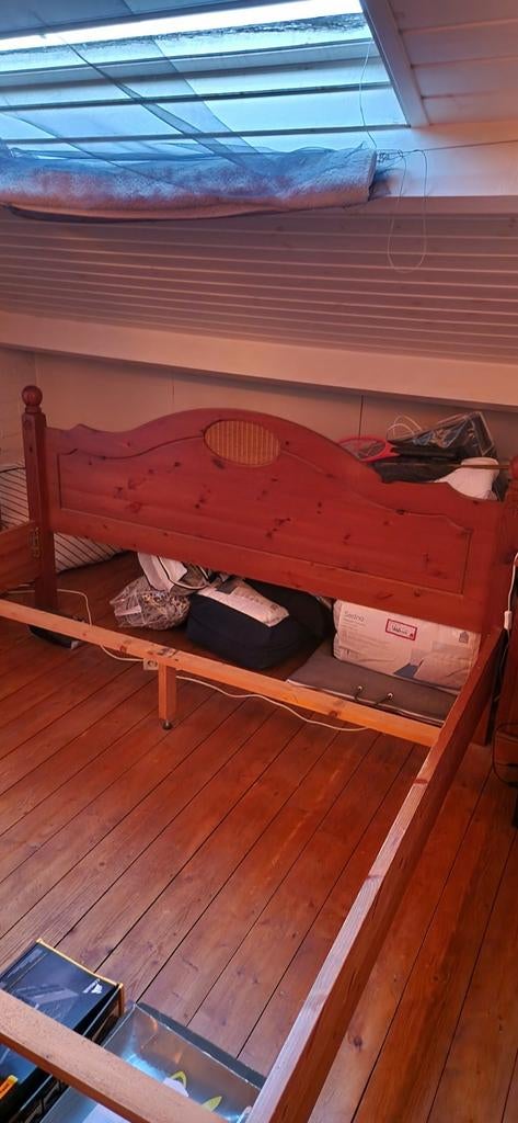 Tweepersoonsbed 180x200 cm - Zeer goede staat, Ophalen, Tweepersoons, Zo goed als nieuw, 180 cm