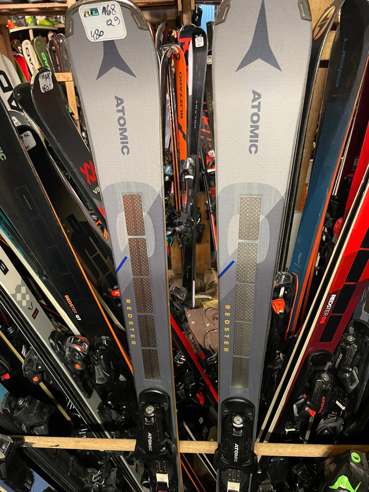 168cm ATOMIC REDSTER Q9 revoshock rvsk 1200€, 160 tot 180 cm, Ophalen of Verzenden, Zo goed als nieuw, Carve