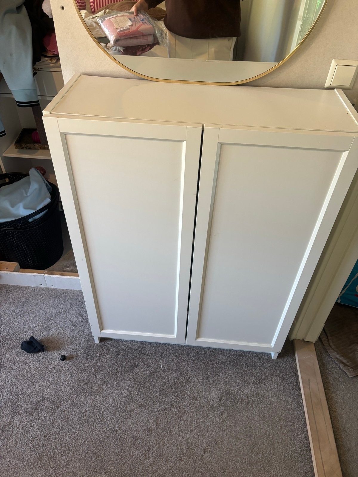 IKEA Billy Boekenkast met deuren billy, Huis en Inrichting, Gebruikt, 100 tot 150 cm, 25 tot 50 cm, Overige houtsoorten