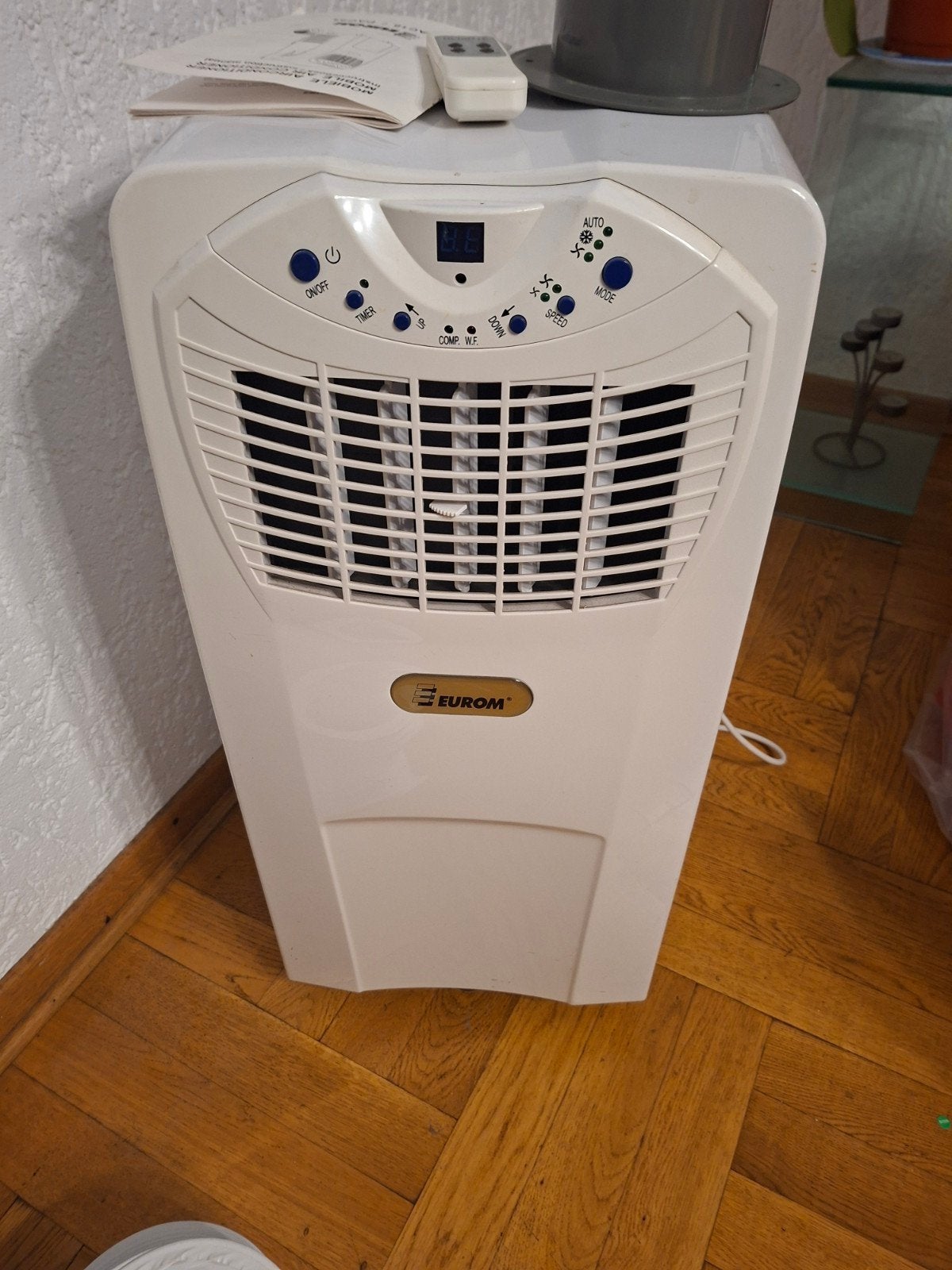 Eurom Mobiele Airco PAC18/PAC23 met Afstandsbediening, Ophalen, Gebruikt, Timer, Minder dan 60 m³
