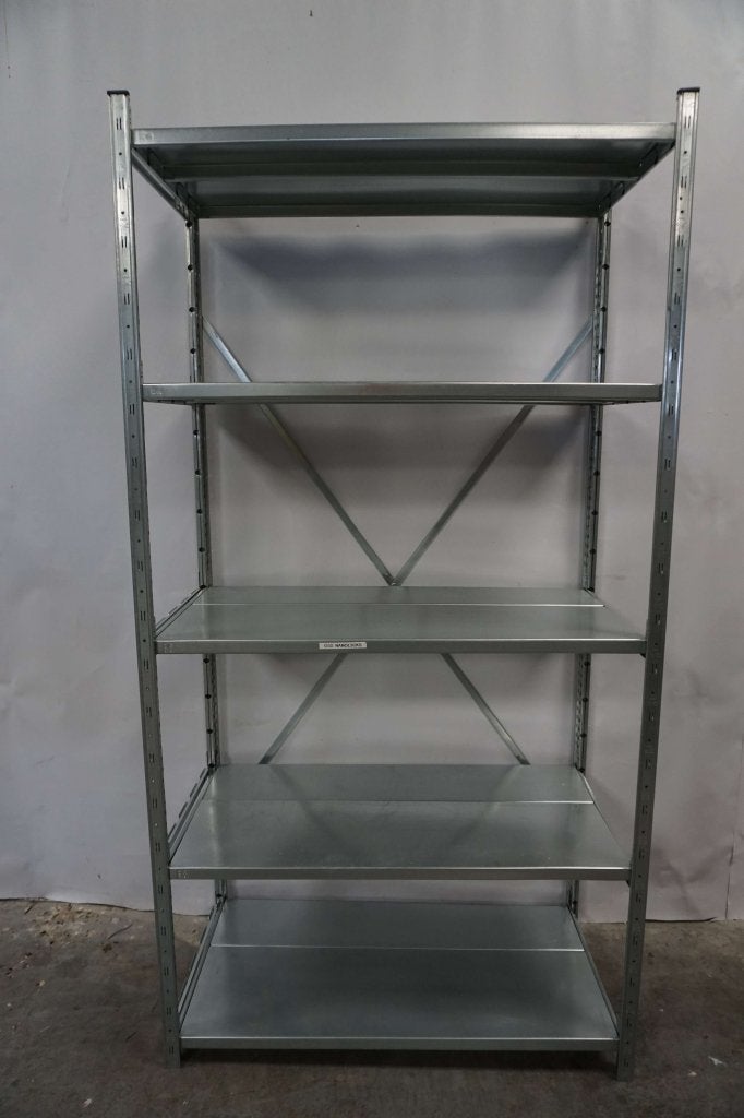 Errex stelling legbordstelling | 4 complete + extra borden, Huis en Inrichting, Kasten | Stellingkasten, Gebruikt, Ophalen