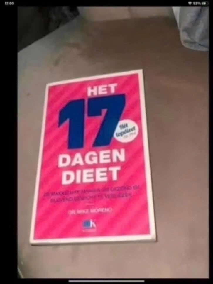 Het 17 Dagen Dieet - Dr. Mike Moreno, Dieet en Voeding, Ophalen of Verzenden, Zo goed als nieuw, Dr. Mike Moreno