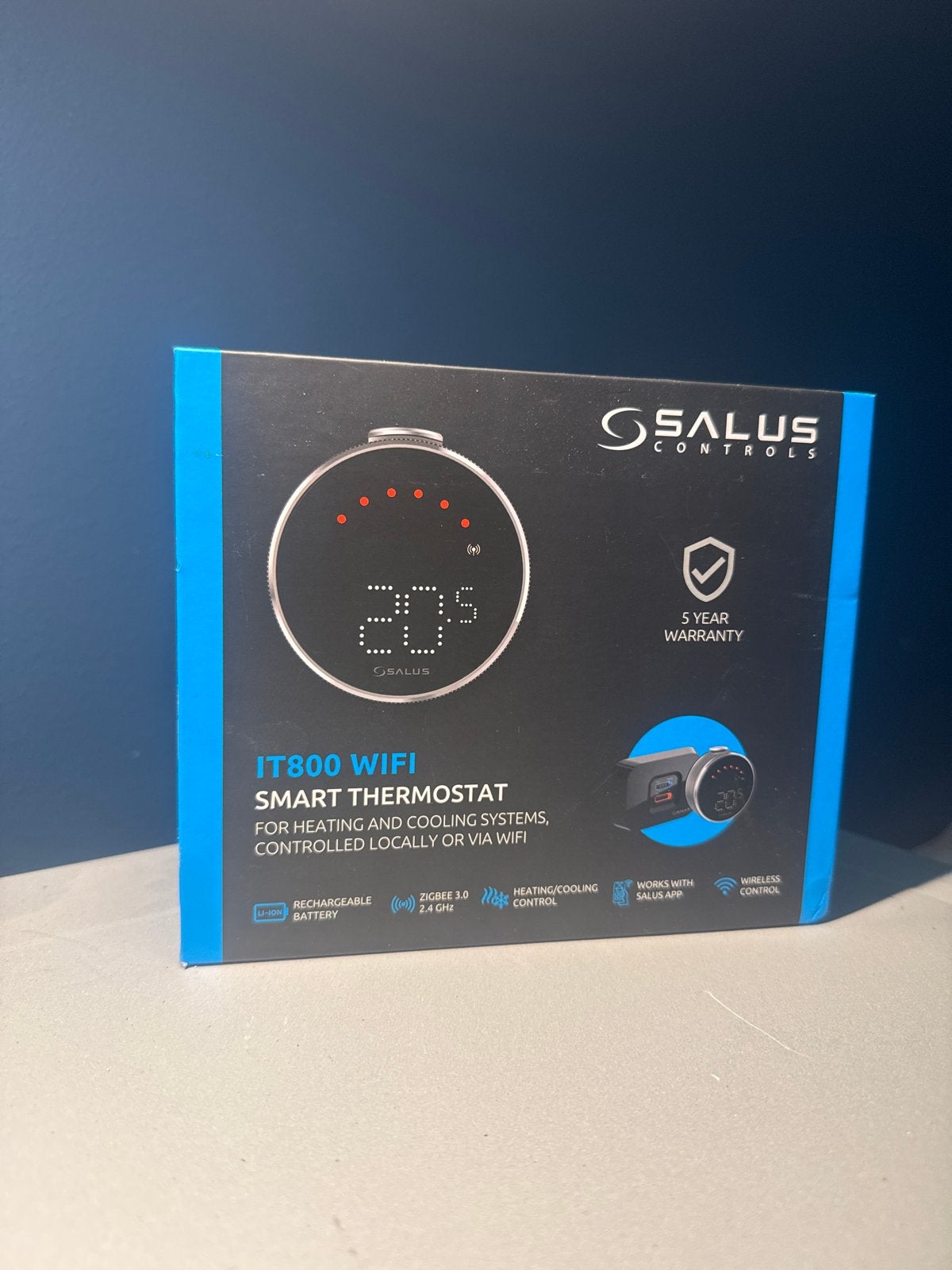 SALUS IT800 WiFi Slimme Thermostaat - Nieuw in doos, Doe-het-zelf en Verbouw, Thermostaten, Ophalen, Slimme thermostaat, Zo goed als nieuw