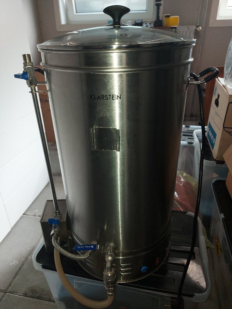 Klarstein Maischketel 45L - Brouwketel voor bierbrouwen, Ophalen, Gebruikt