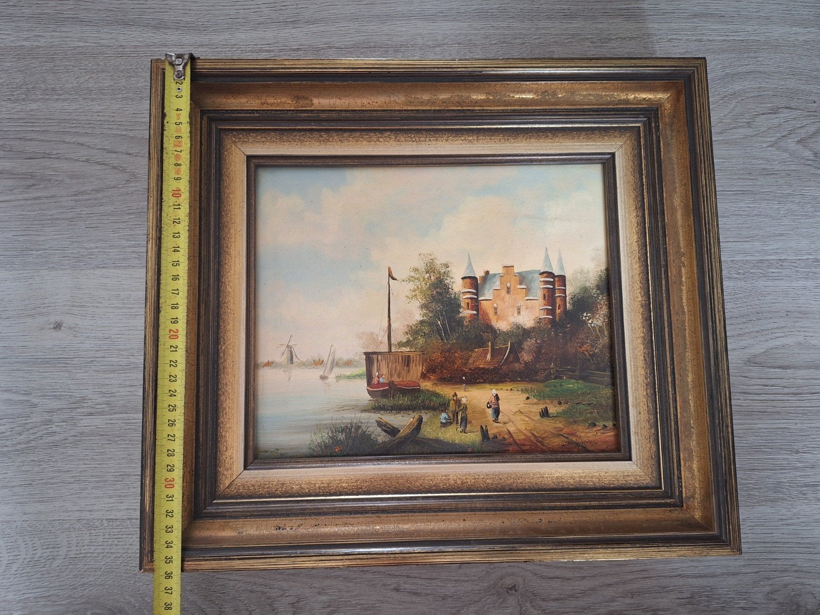 Schilderij op hout, Antiek en Kunst, Ophalen