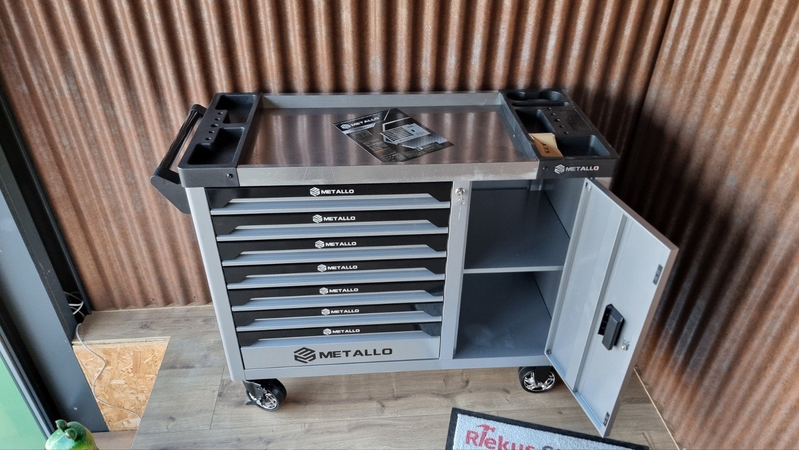 metallo gereedschapwagen 7 laden vol gereedschap, Ophalen of Verzenden, Nieuw