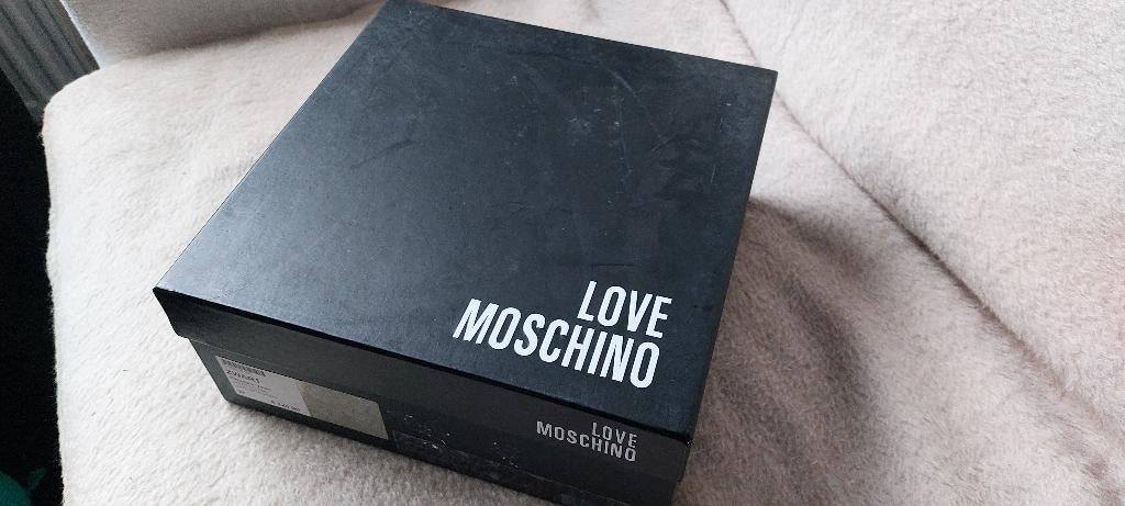 kaplaars LOVE MOSCHINO maat 37 nieuw in doos, Verzenden, Zwart, Love MOSCHINO, Lage of Enkellaarzen