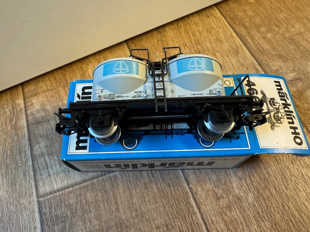 Märklin laadketelwagen 4661, Hobby en Vrije tijd, Modeltreinen | H0, Zo goed als nieuw, Wagon, Wisselstroom, Märklin, Ophalen of Verzenden