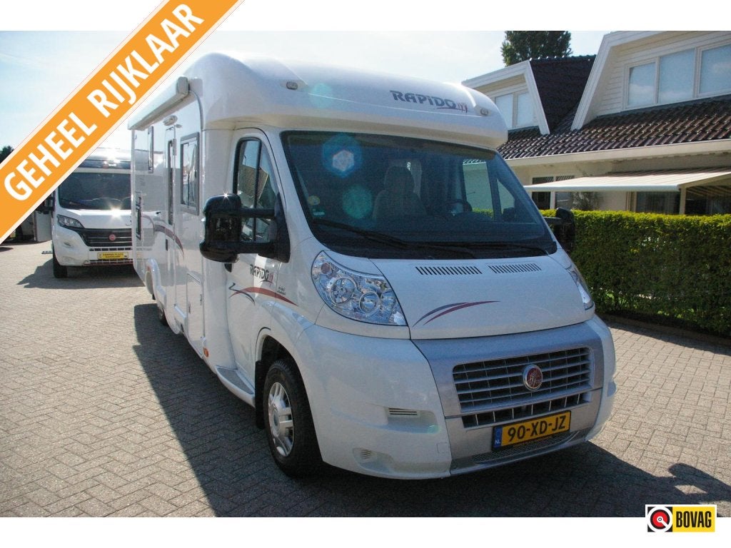 Rapido Le Randonneur 7093 F Dwarsbed, XXL Garage., Caravans en Kamperen, Campers, Ringverwarming, Fiat, Bedrijf, Rapido