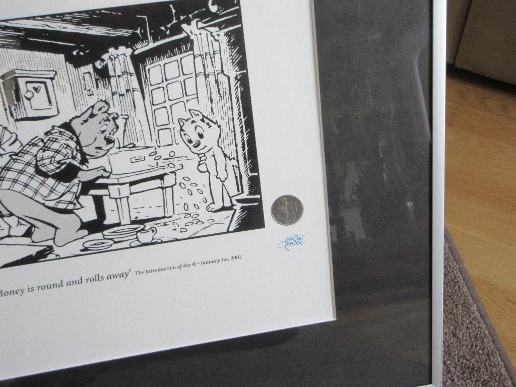 Money is round and rolls away Schilderij Bommel, Marten Toonder, Eén stripboek, Nieuw, Ophalen of Verzenden