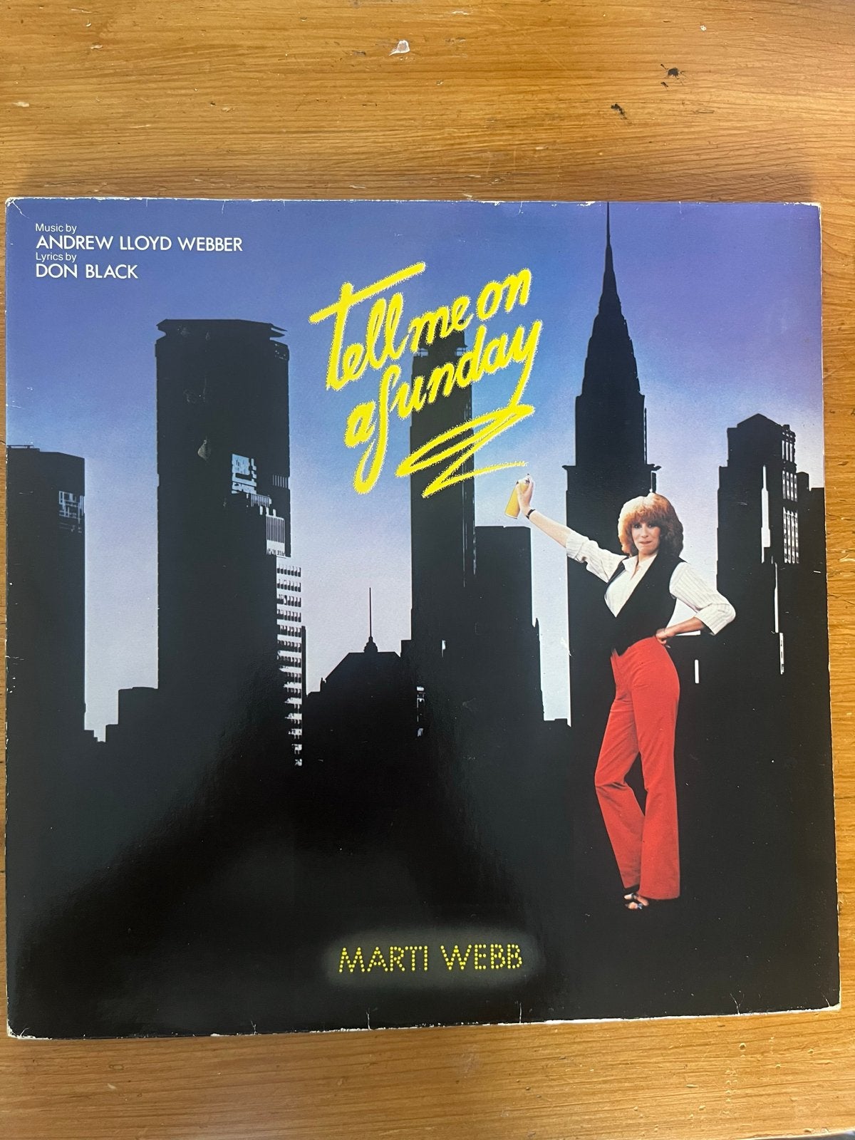 Marti Webb - Tell Me On A Sunday LP (1980), LP, Gebruikt, Musical, Originele persing