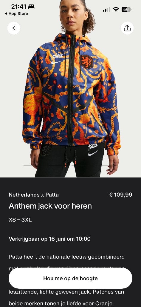 Patta anthem jacket, Ophalen of Verzenden, Nieuw, Maat 52/54 (L)