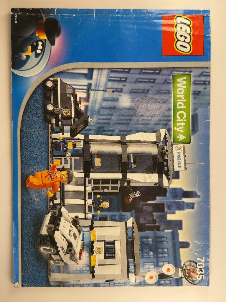 LEGO City 7035 (Instructions) for Set 7035 Police HQ, Lego, Overige typen, Ophalen of Verzenden, City