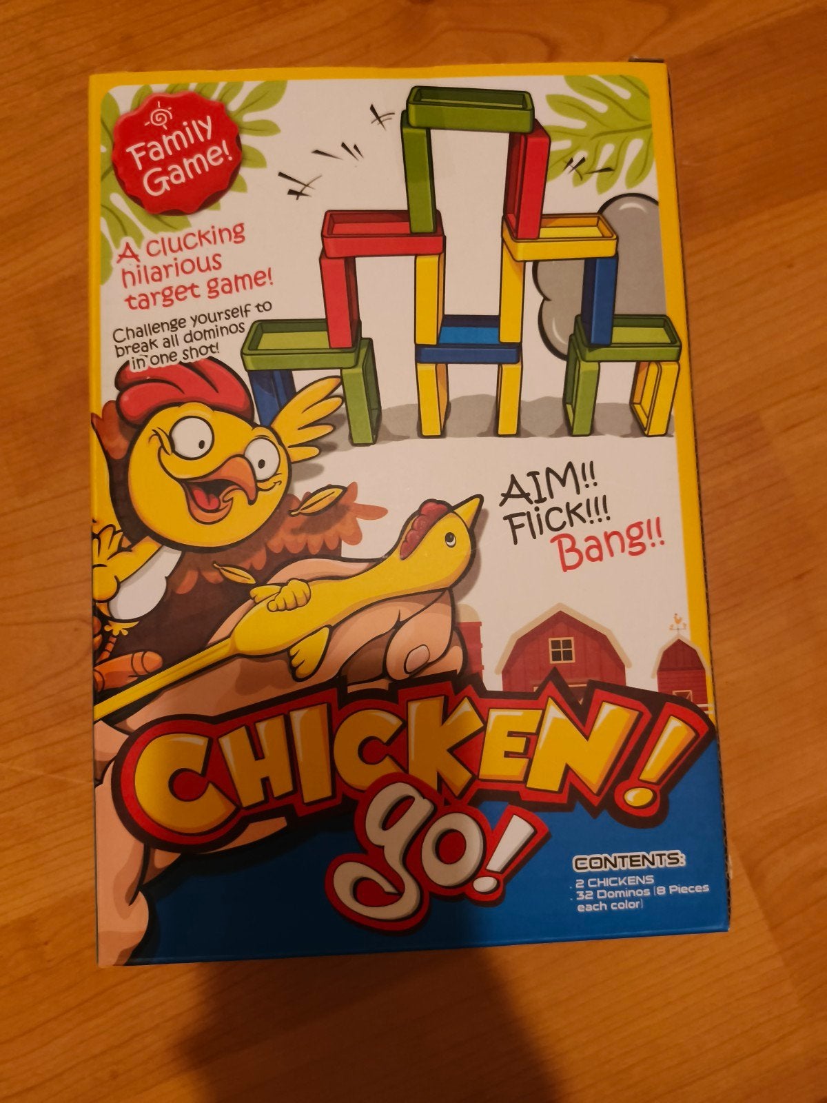 Chicken Go! Grappig spel met rubberen kippen, Ophalen of Verzenden, Zo goed als nieuw, Jongen of Meisje