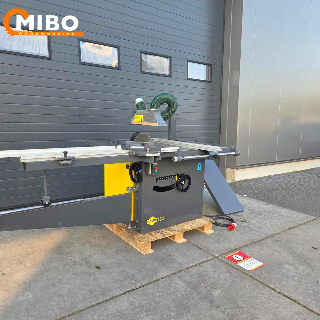Harwi 130 Cirkelzaag ** Harwi zaagmachine vol opties zgan, Doe-het-zelf en Verbouw, Gereedschap | Zaagmachines, Cirkelzaag, 70 mm of meer
