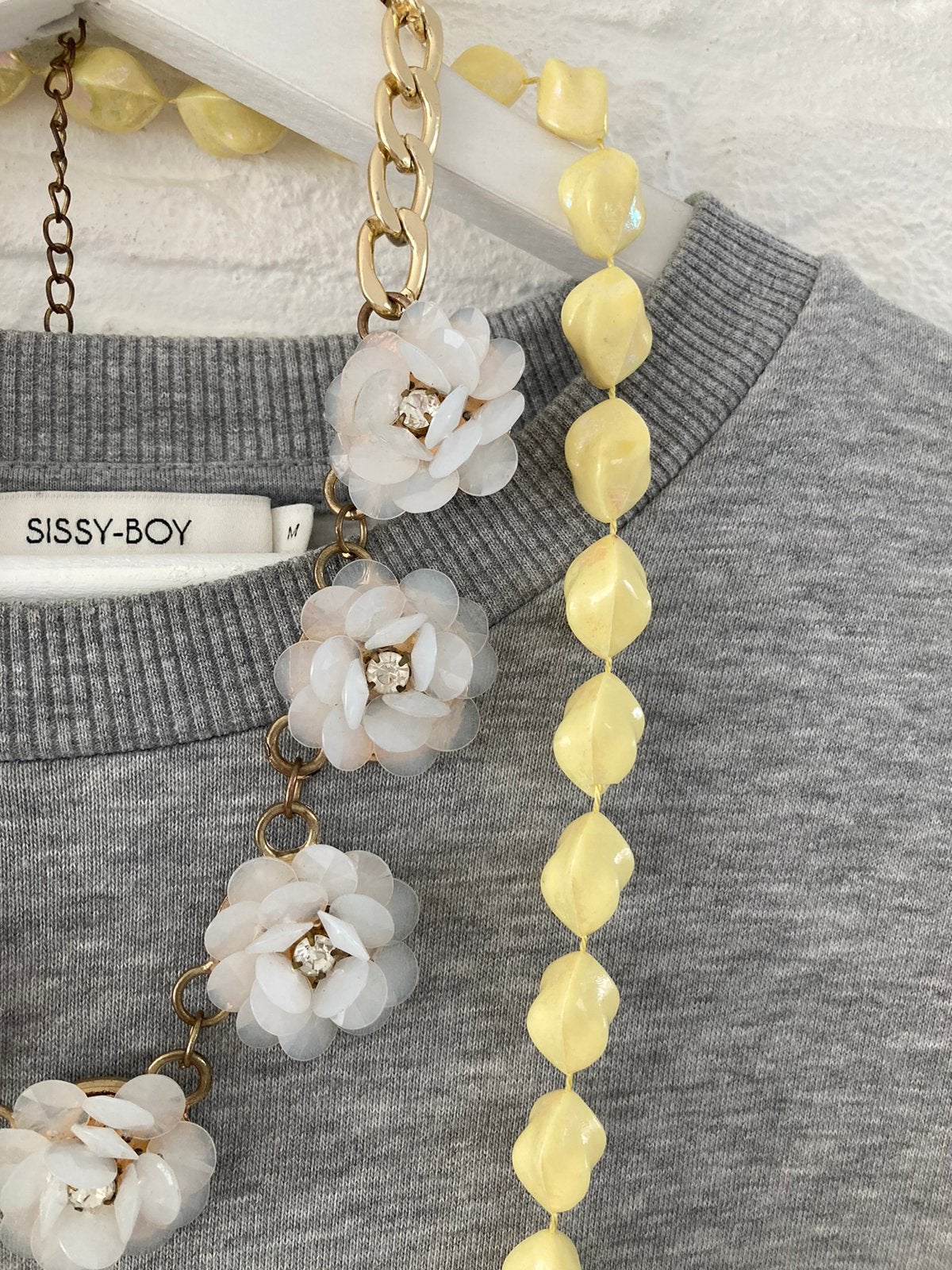 Mooie ketting met bloemen Anna Zélie Jewellery, Overige materialen, Overige kleuren, Ophalen of Verzenden, Verstelbaar