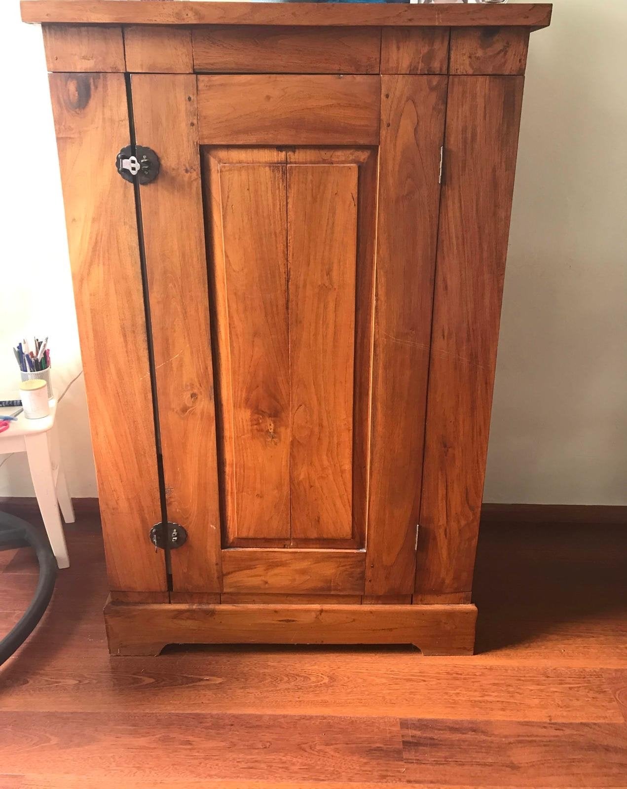 Massief houten kast - Teak look, Ophalen