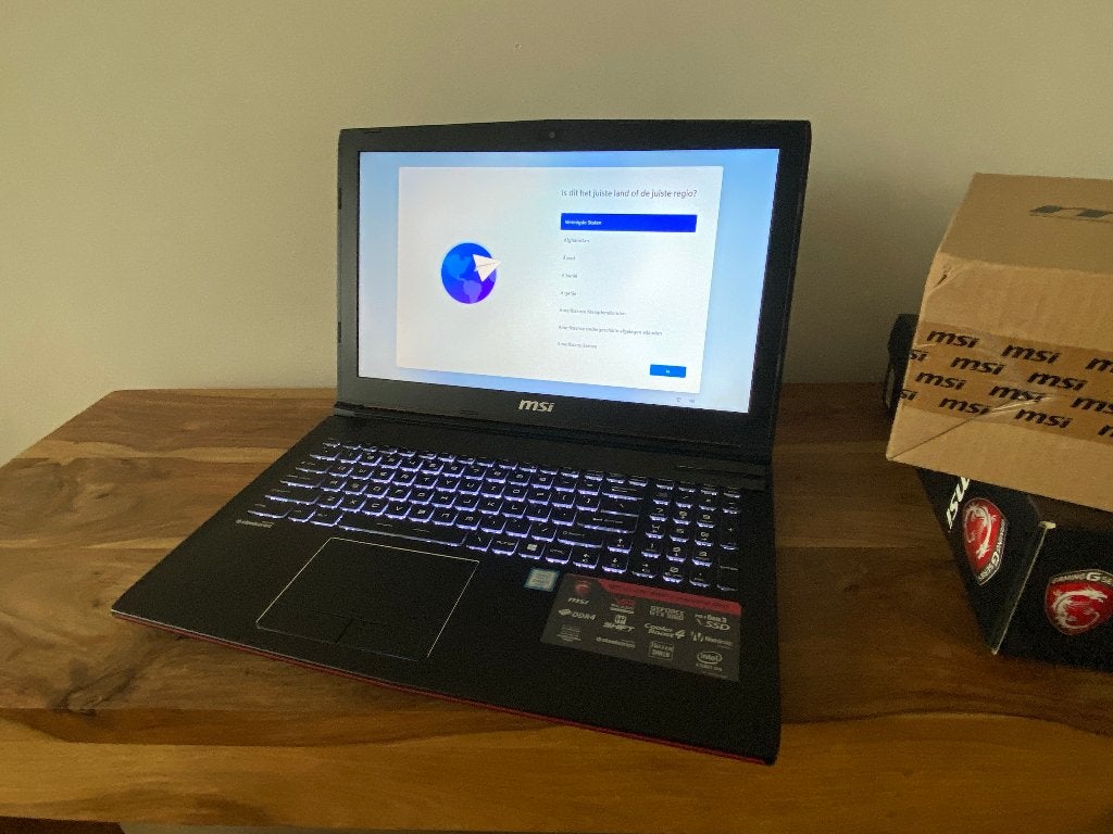 Foto 15 van NIEUW MSI gaming laptop leopard pro, i7, GTX1060, 16gb, SSD
