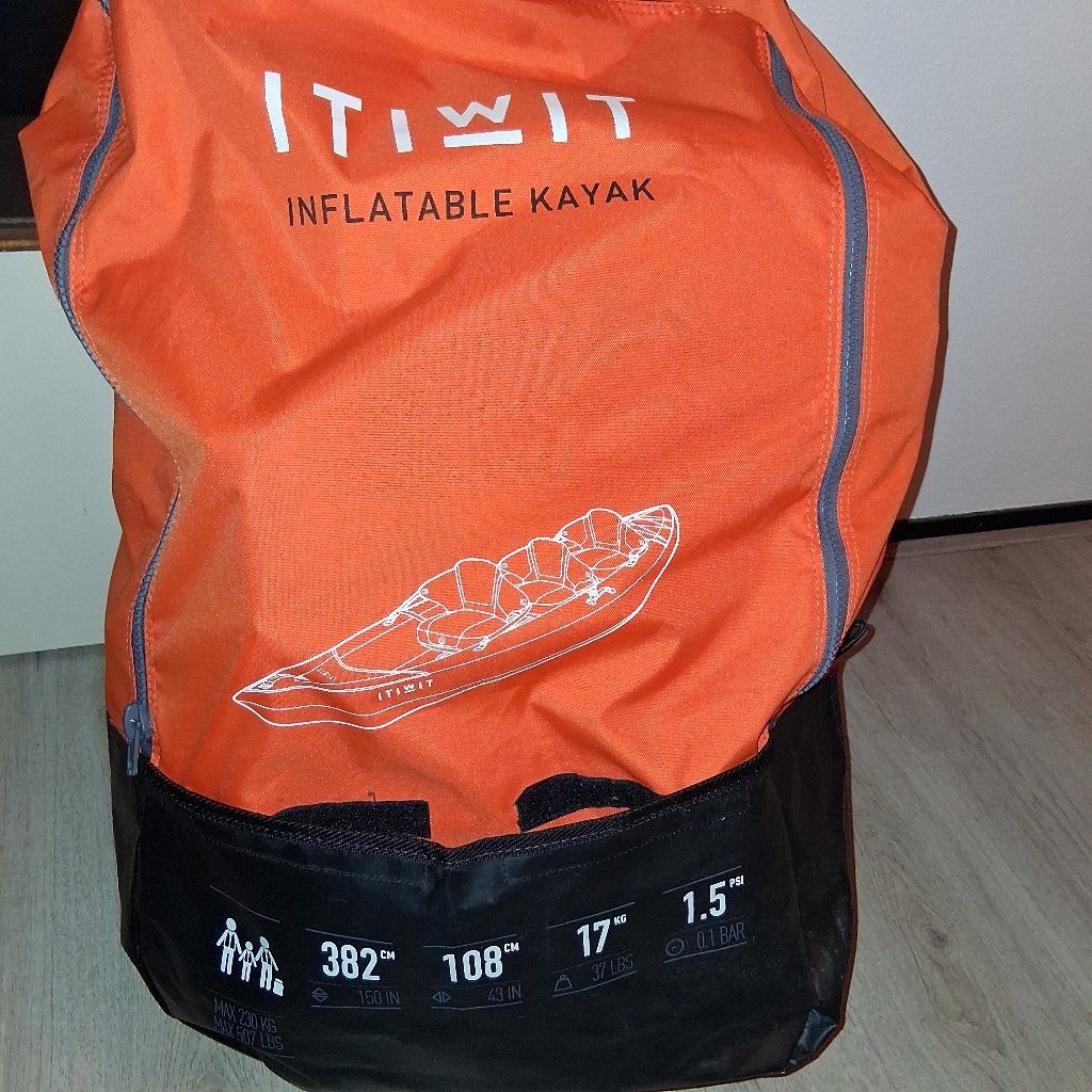 Opblaasbare kayak itiwit, Watersport en Boten, Ophalen of Verzenden, Opblaasbaar, Gebruikt, 3-persoons of meer