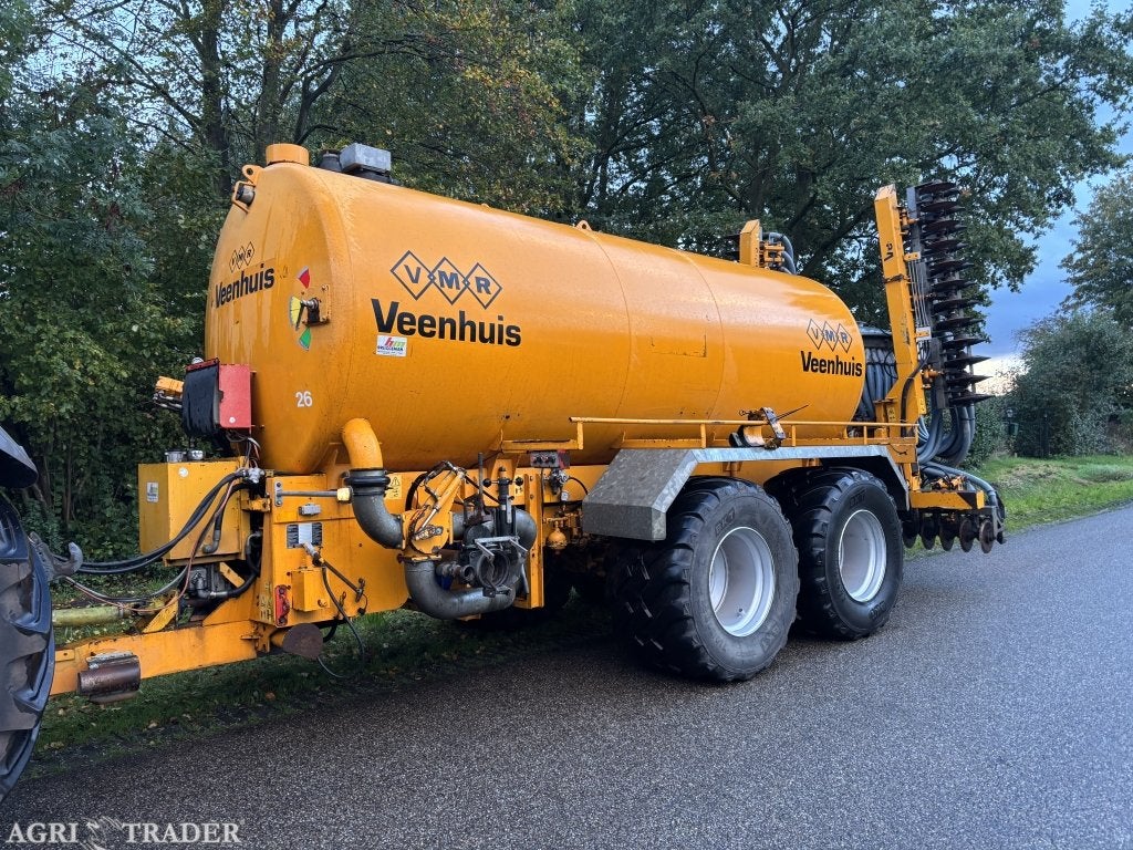 Veenhuis 14 m3 mesttank tandem met zodebemester, Ophalen, Gewasbescherming en Bemesting, -, Akkerbouw