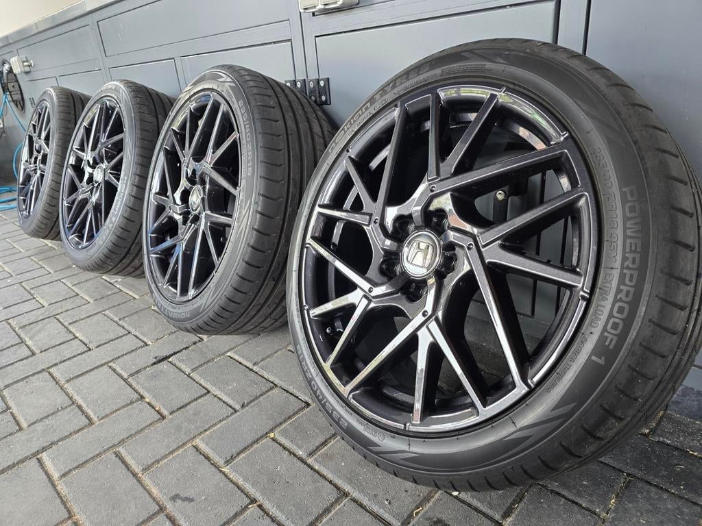 Oem set Honda 18 x 8.00 5 x114,3, Ophalen, 18 inch, Gebruikt, Velg(en)