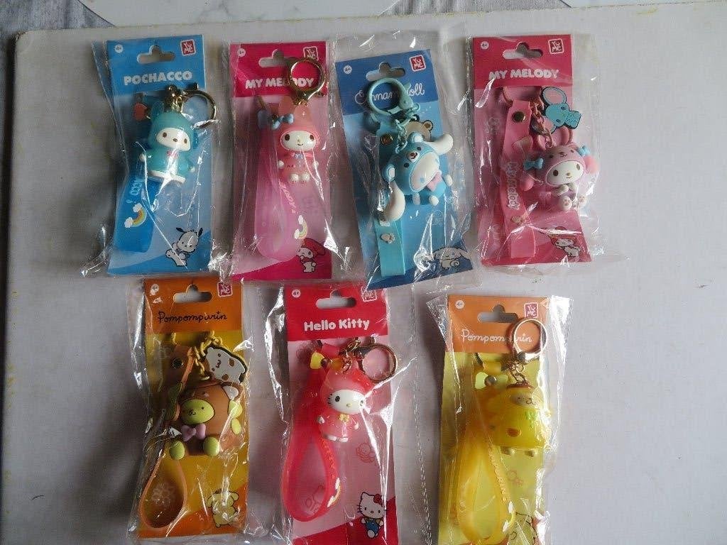 SLEUTELHANGERS -- HELLO KITTY EN VRIENDEN-- 7 patronen, Ophalen of Verzenden, Nieuw, Jongen of Meisje