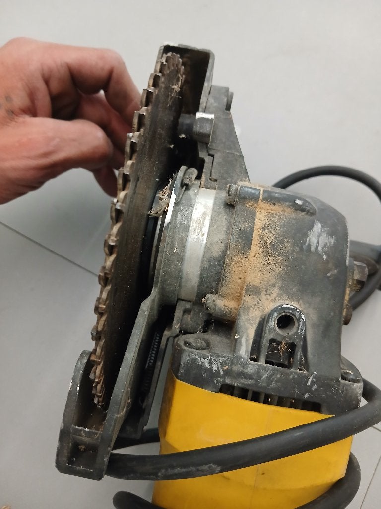 Powerplus x0682 dual saw, Ophalen, Gebruikt, 1000 watt of meer, Haakse handslijpmachine
