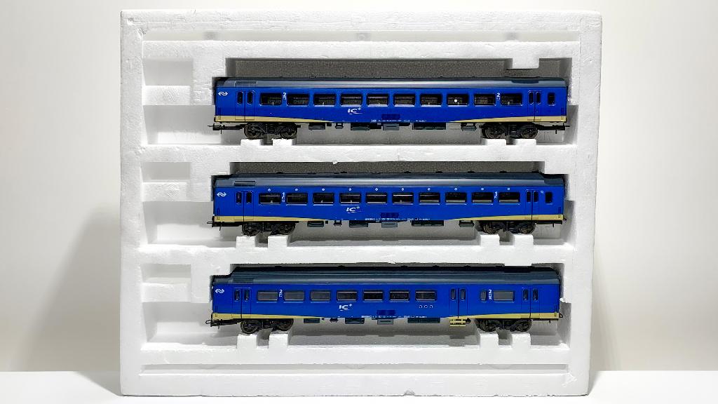 LIMA: 149824 set van 3 NS IC+ rijtuigen voor H0-spoor, Ophalen, Gebruikt, Gelijkstroom, Analoog