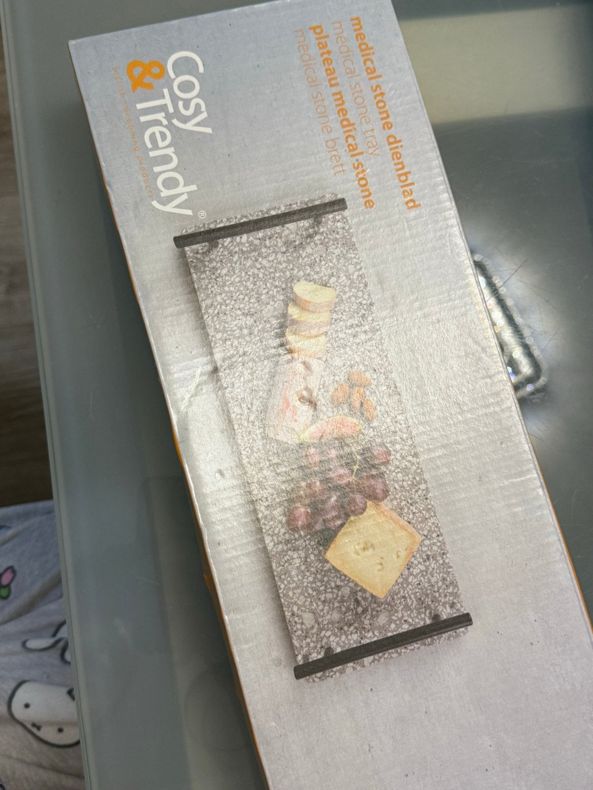 Cosy & Trendy Medische Steen Dienblad Serveerplank, Nieuw, Ophalen of Verzenden, Dienblad, Met handvatten