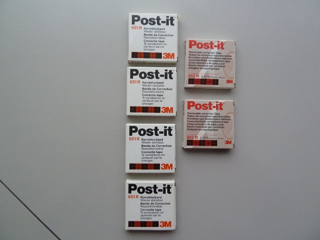 Post-it 651 R en Post-it 652 R correctie tape, Ophalen of Verzenden