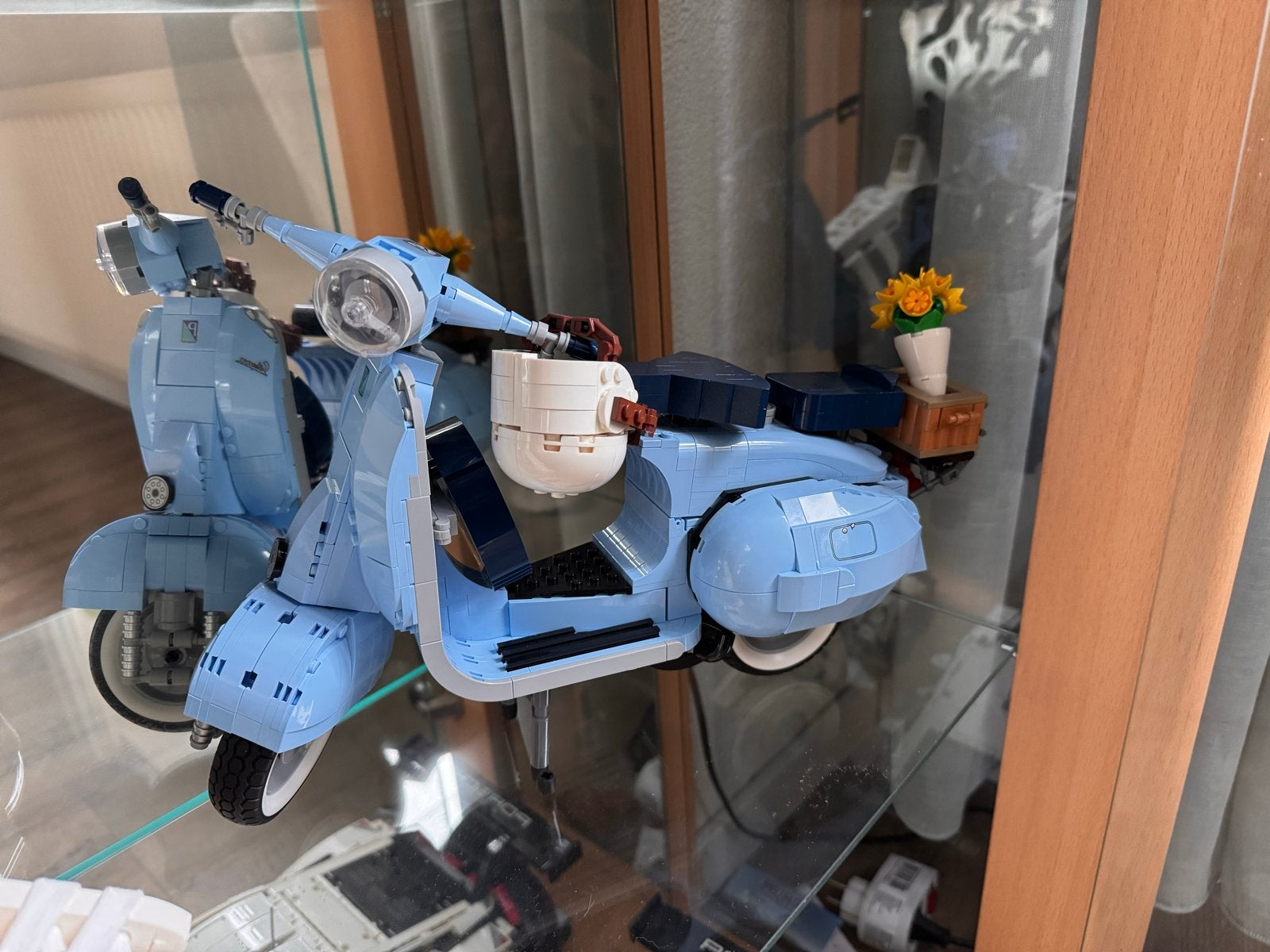 Lego Creator Expert Vespa 125 - Lichtblauw, Ophalen of Verzenden, Zo goed als nieuw, Overige merken