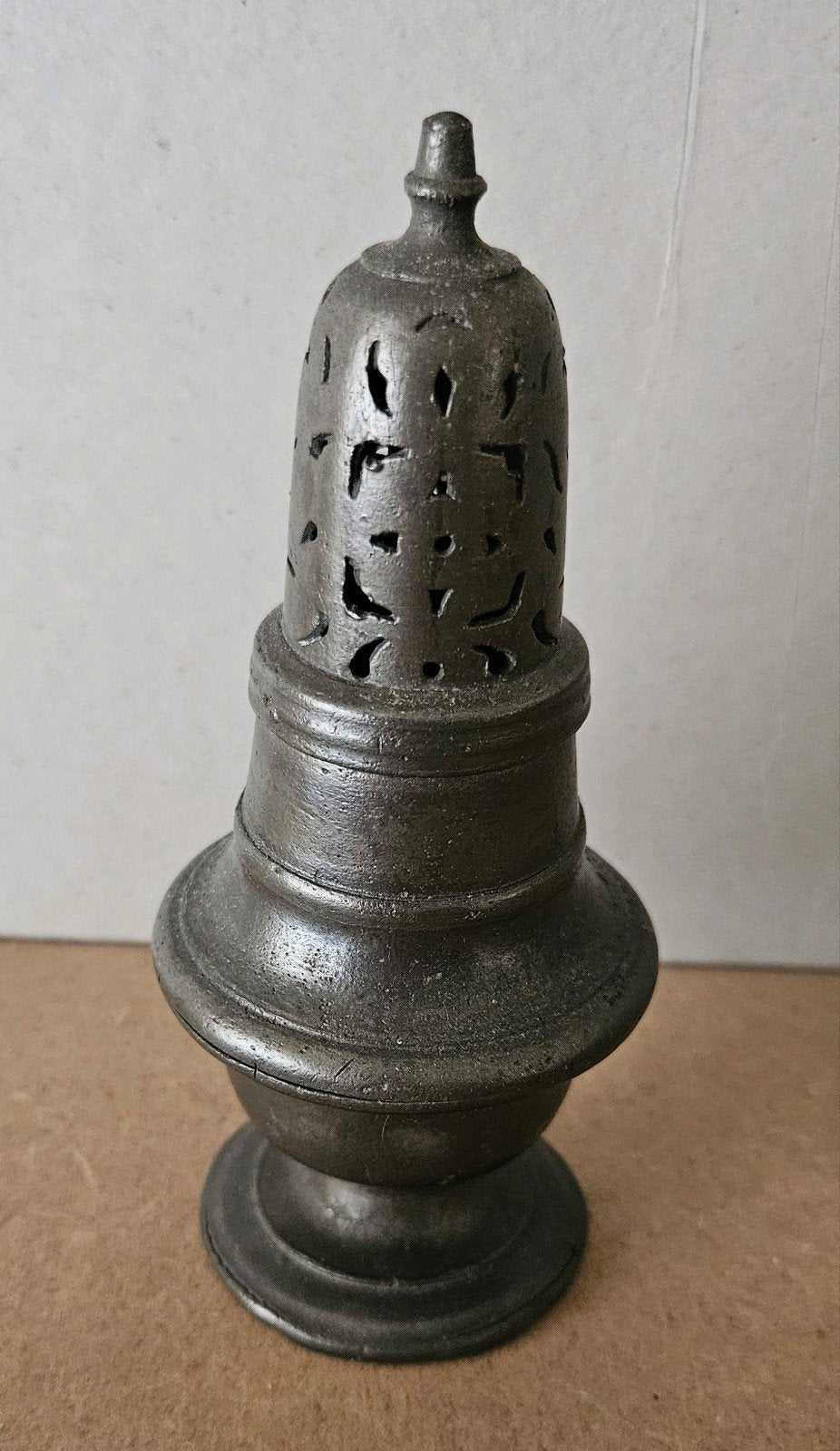 Antieke tinnen strooier, 18e of 19e eeuw, Ophalen of Verzenden