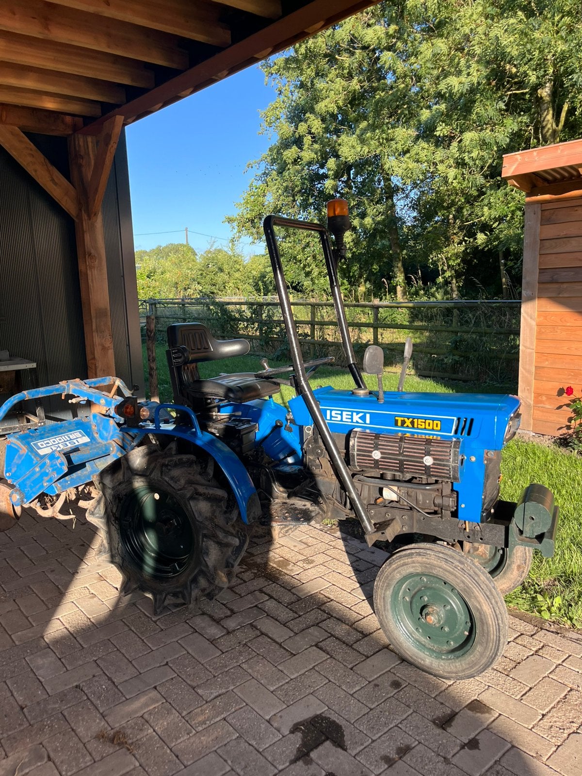 Nette Iseki TX1500 2wd, Ophalen