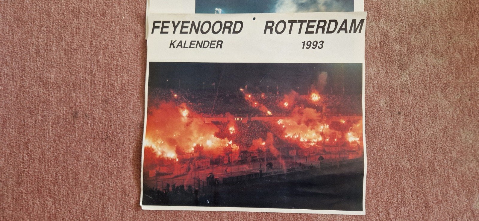 oude Feyenoord kalender. 1993, Ophalen of Verzenden, Gebruikt, Feyenoord
