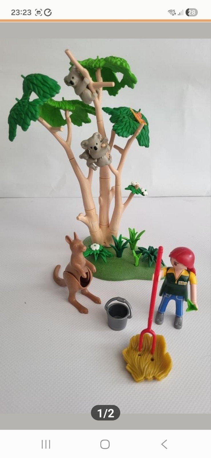 Playmobil 4854 Kangoeroe met verzorger en koala's, Ophalen of Verzenden