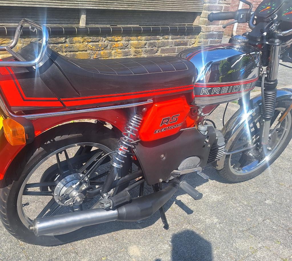 KREIDLER Rood 14pk bj81 K54/540 Motorkenteken, Fietsen en Brommers, Brommers | Kreidler, Florett RS, Gebruikt, Ophalen of Verzenden