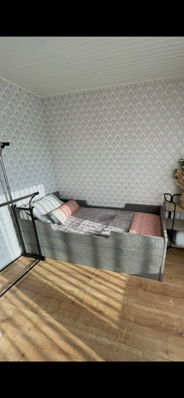 bed / kajuitbed 90x200 incl matras., Ophalen, 90 cm, Eenpersoons, Zo goed als nieuw