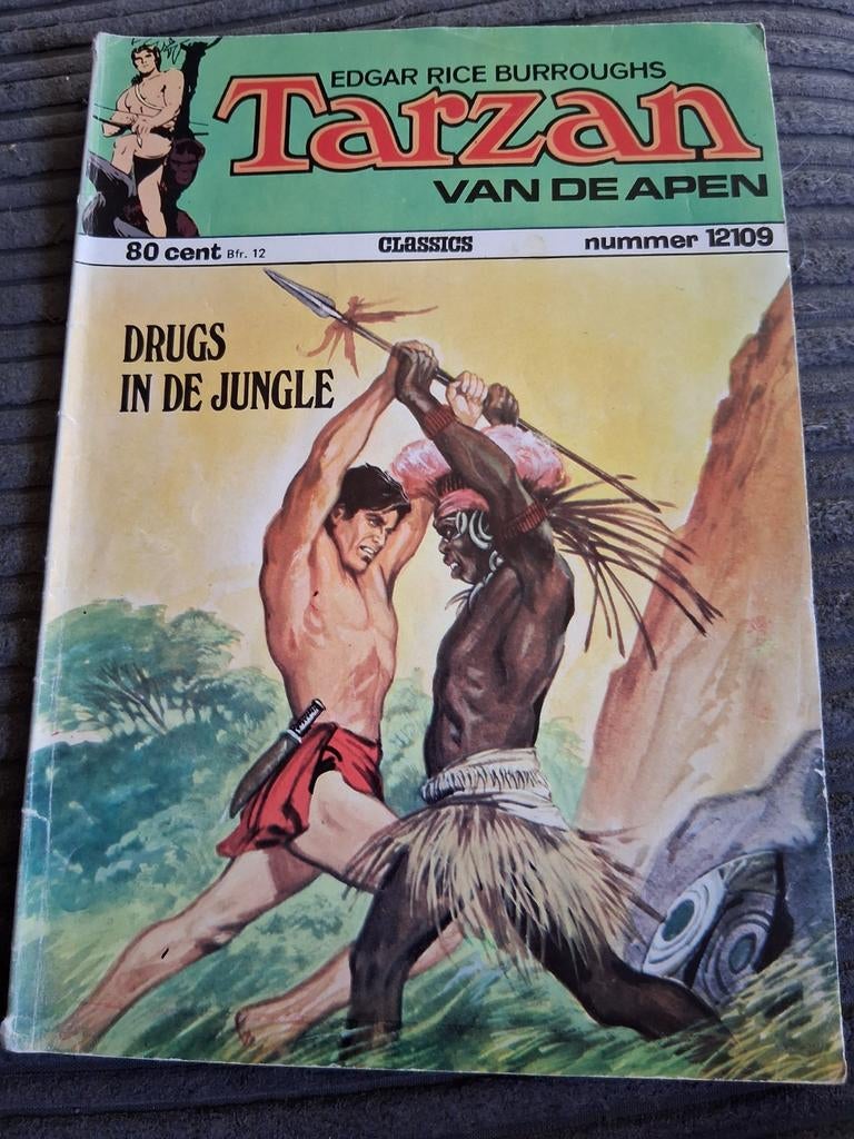 E.R. Burroughs Tarzan van de Apen - Drugs in de Jungle, Boeken, Stripboeken, Eén stripboek, Ophalen of Verzenden, Gelezen