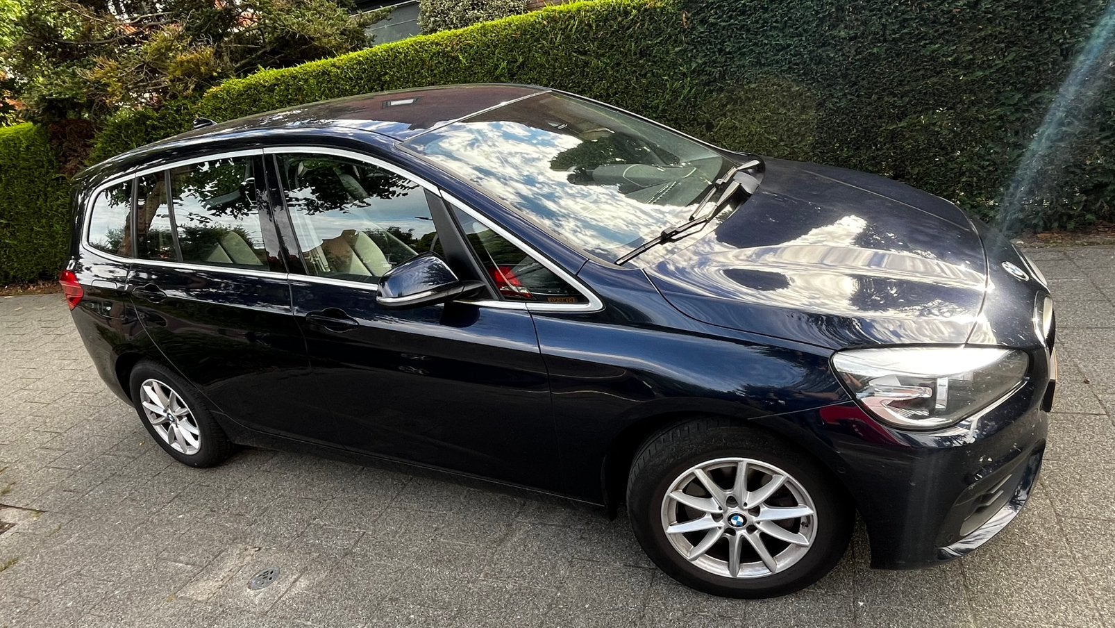 BMW 2-Serie Gran Tourer 218I AUT 2015 Business - 1e eigenaar, Auto's, 136 pk, Zwart, 2-Serie Gran Tourer, Blauw