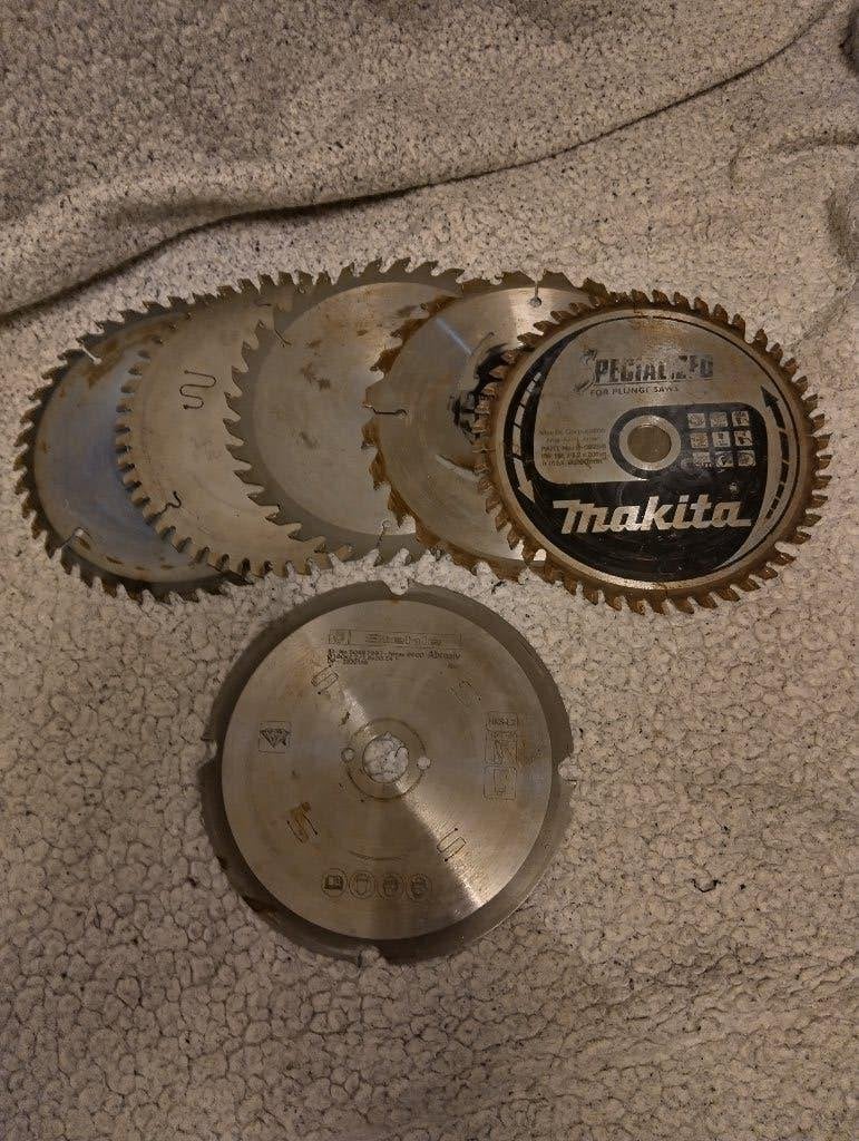 invalzaag zaagbladen, Doe-het-zelf en Verbouw, Gebruikt, Invalzaag, Ophalen of Verzenden, 30 tot 70 mm