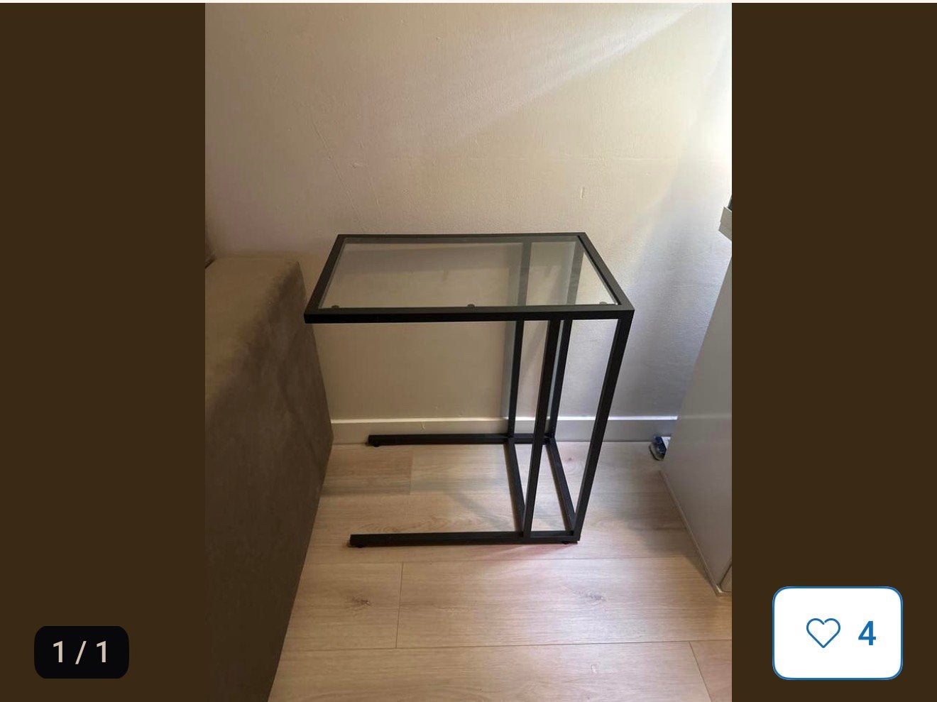 Bijtafel, Ophalen of Verzenden, Zo goed als nieuw, 25 tot 50 cm, Rechthoekig