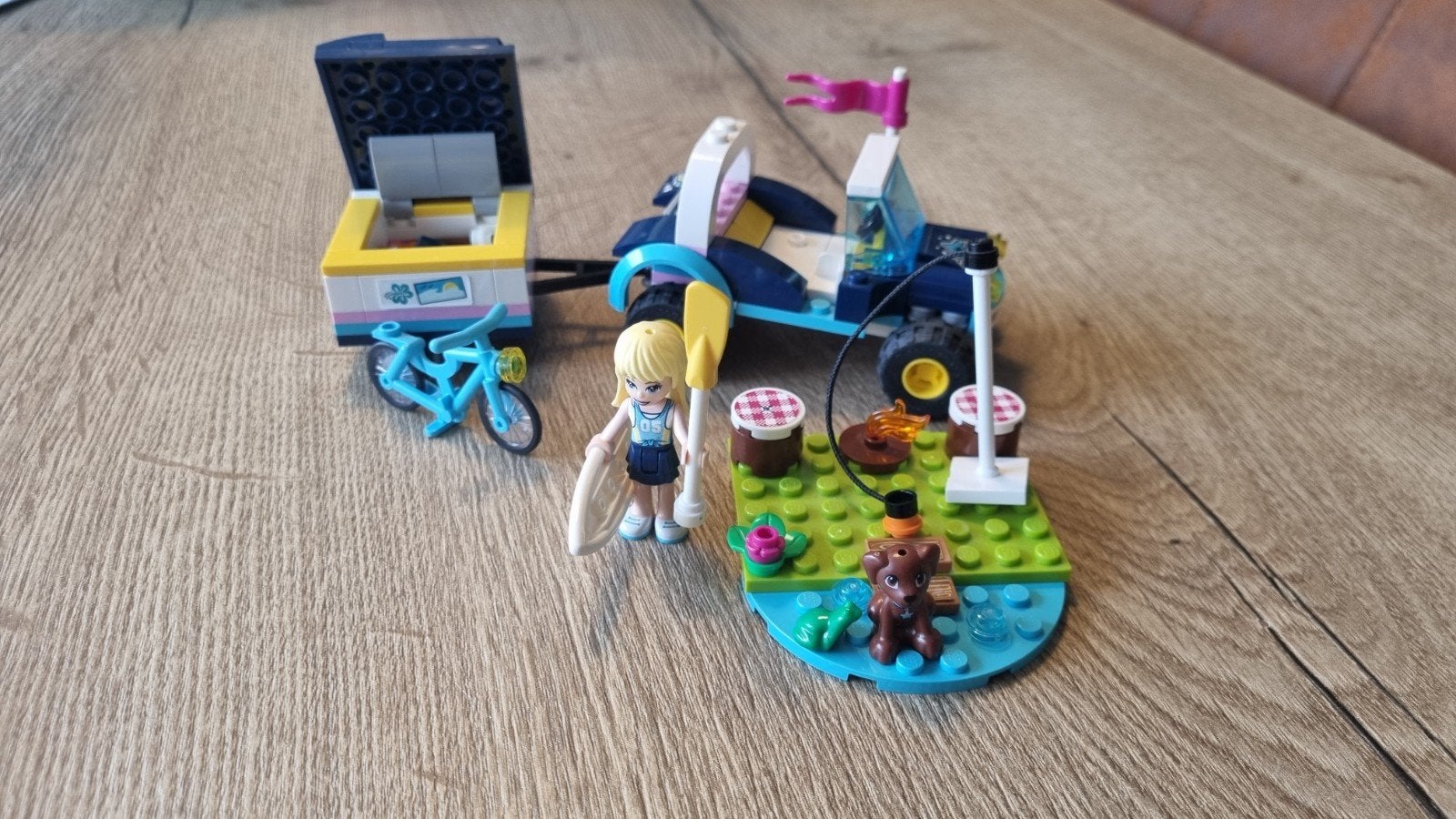 lego friends Stephanie's buggy en aanhanger, Ophalen of Verzenden, Zo goed als nieuw, Lego