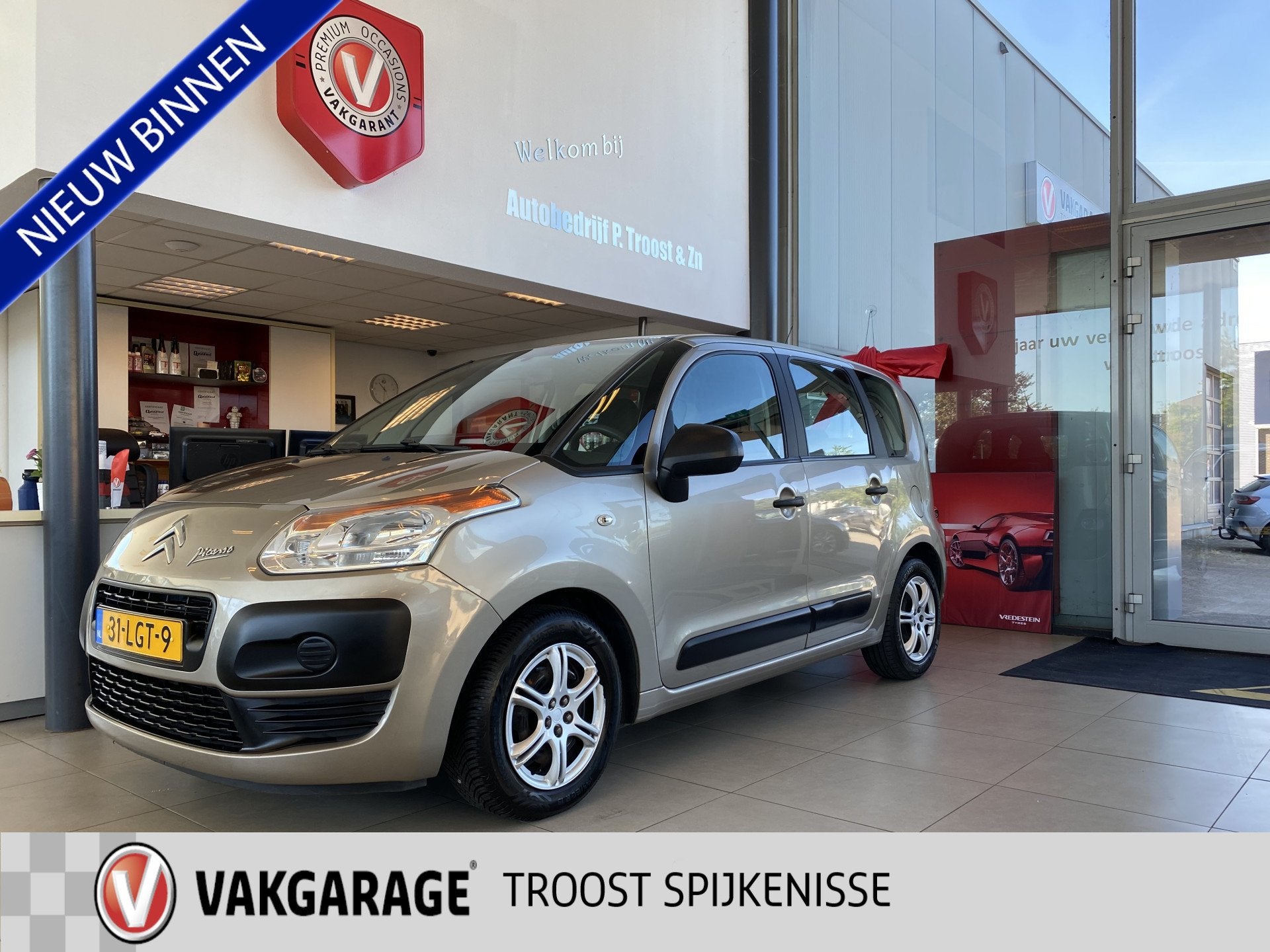 Citroën C3 Picasso 1.4 VTi Seduction,Airco,Elektrischpakket, Voorwielaandrijving, 12 maanden, Stof, Gebruikt