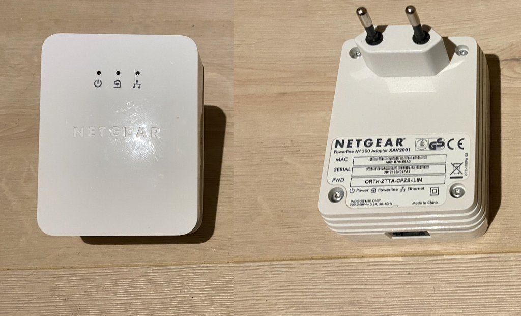 Netgear XAV2001 Powerline, Computers en Software, Ophalen of Verzenden, Gebruikt, Netgear