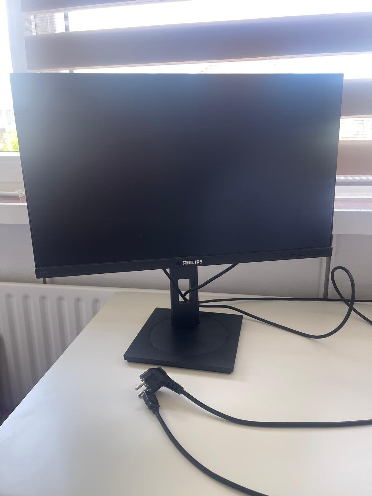Philips 245B1 24 inch QHD IPS Monitor, Ophalen, In hoogte verstelbaar, Zo goed als nieuw, 61 t/m 100 Hz