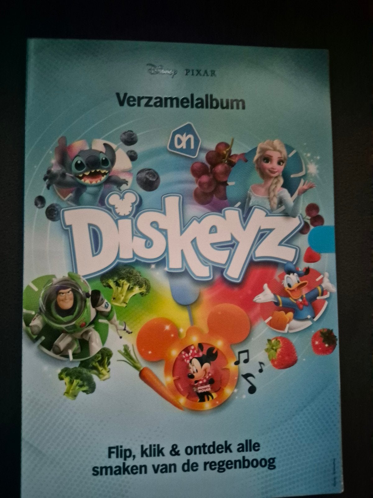 lege Disney Pixar AH Diskeyz Verzamelalbum, Ophalen, Overige figuren, Nieuw, Overige typen