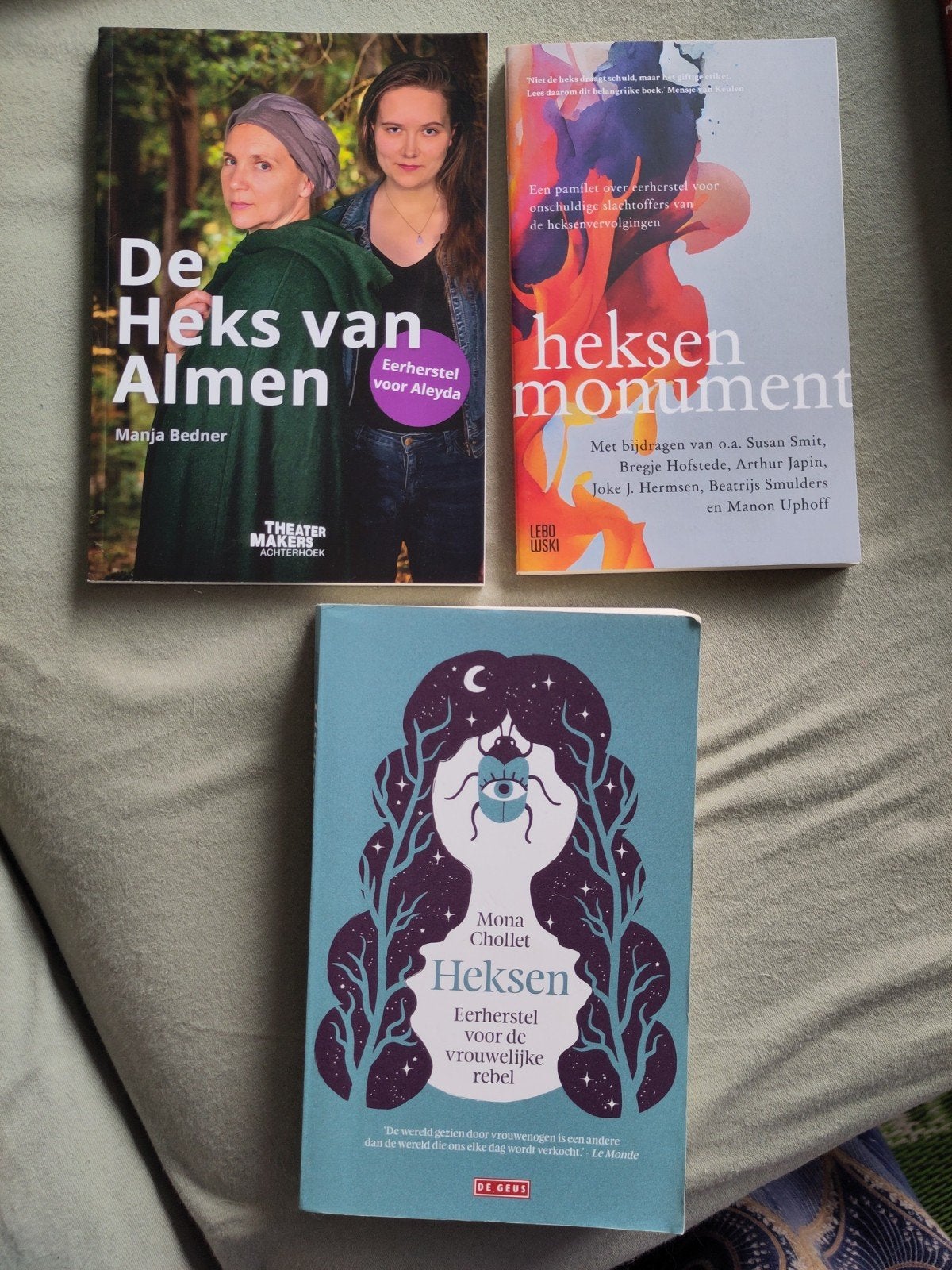 Heksenboeken: Heksenmonument, De Heks van Almen, Heksen, Boeken, Ophalen of Verzenden, Zo goed als nieuw, Mona Chollet, Manja Bedner, Susan Smit e.a.