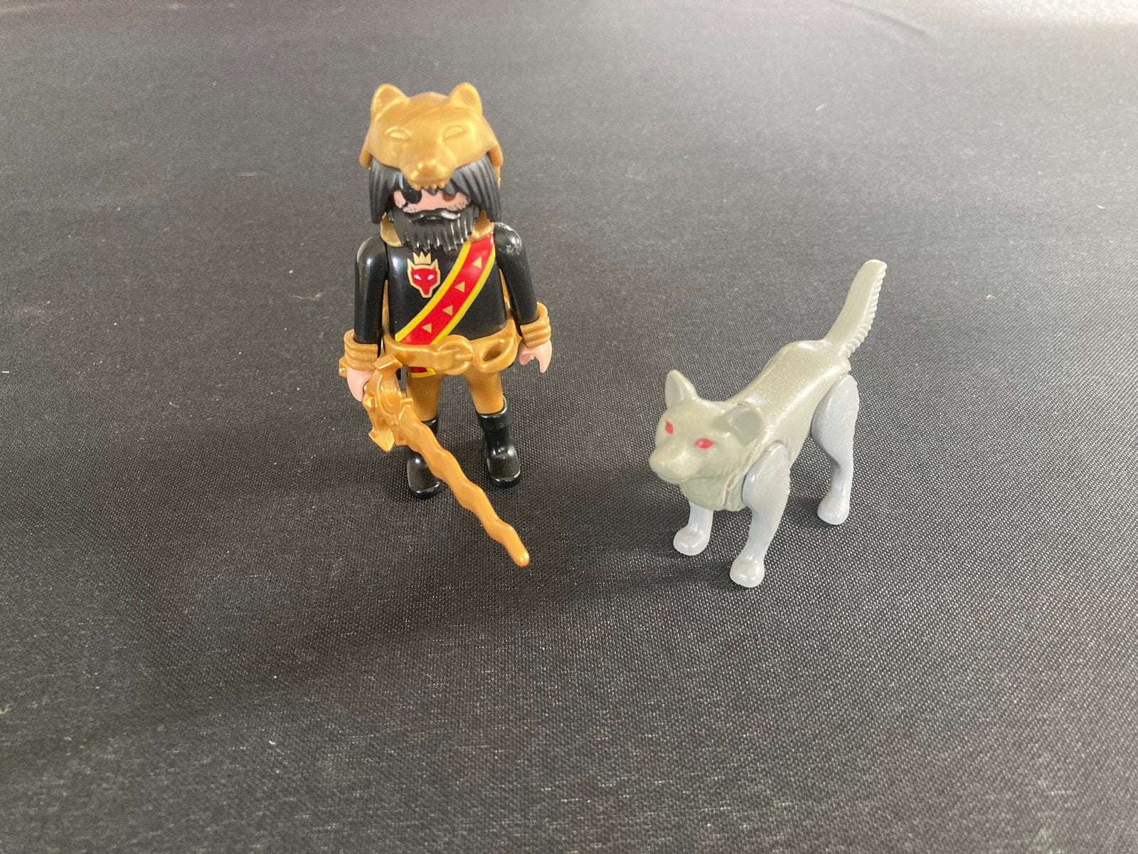 Playmobil strijder met wolf., Ophalen of Verzenden, Zo goed als nieuw