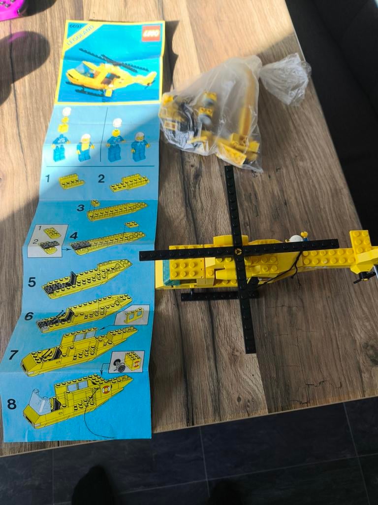 Lego 6697 Reddingshelikopter - Compleet & Nette Staat, Ophalen of Verzenden, Zo goed als nieuw, Complete set, Lego