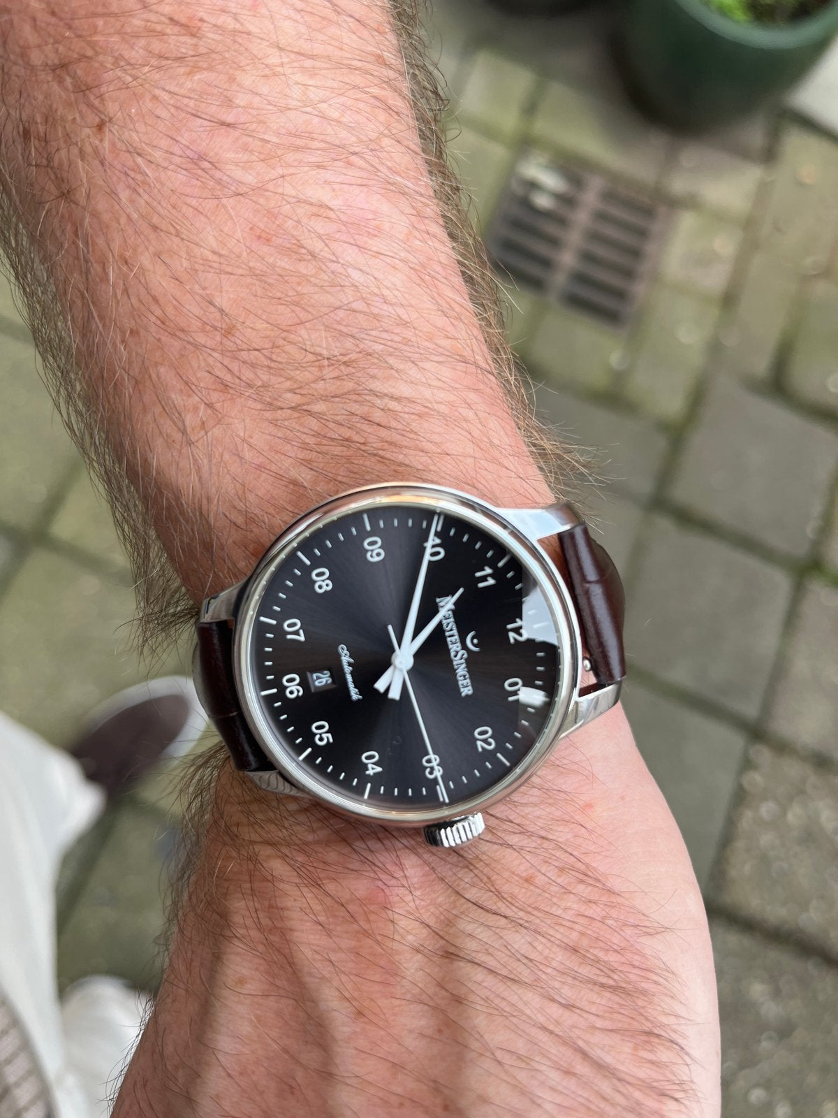 MeisterSinger Scrypto 2Z, Overige merken, Leer, Staal, Verzenden